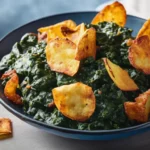 Saag with Crispy Aloo Chips for a Perfect Comfort Meal